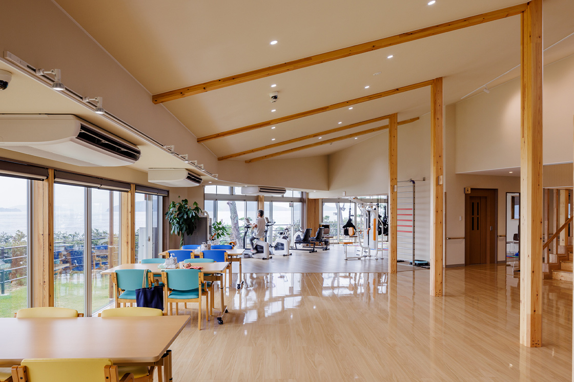 岡山県　デイサービスセンター　しおかぜお台場