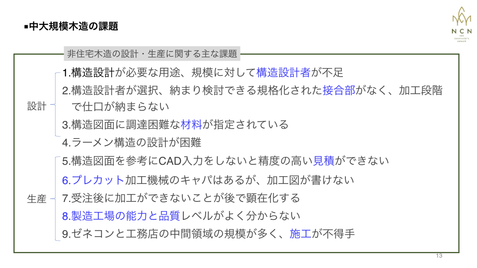 中大規模木造の課題と押さえるべきポイント