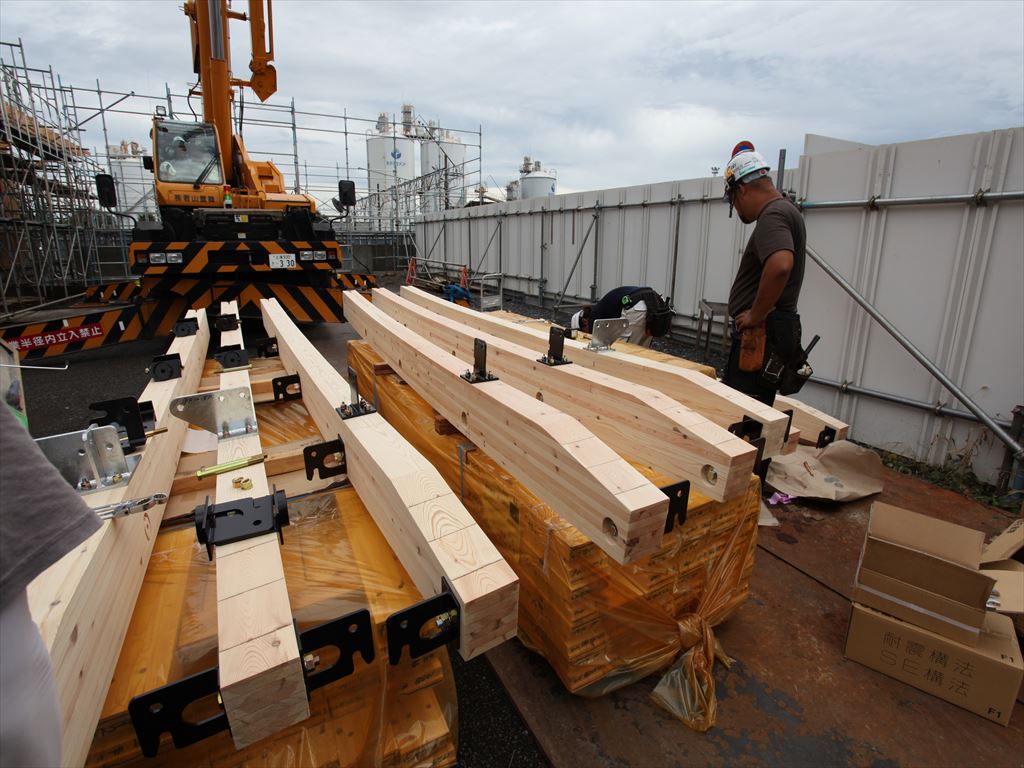 発注者向け木造化のメリット6：生産性が高く、工期が短い