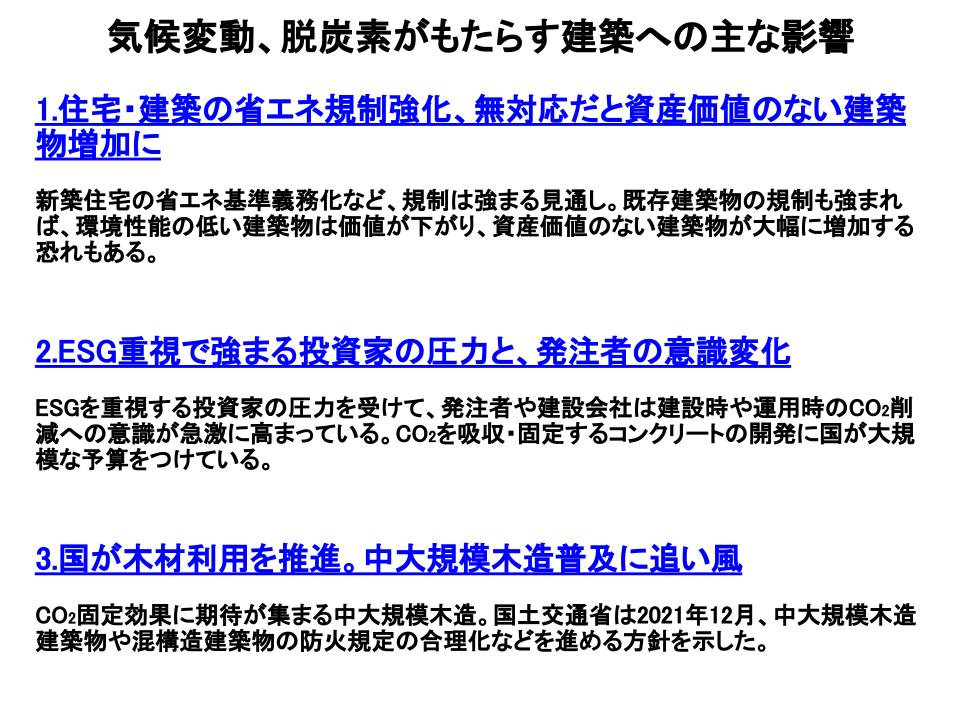 高まる発注者のCO2削減意識。気候変動が建築を造る仕組みを変える
