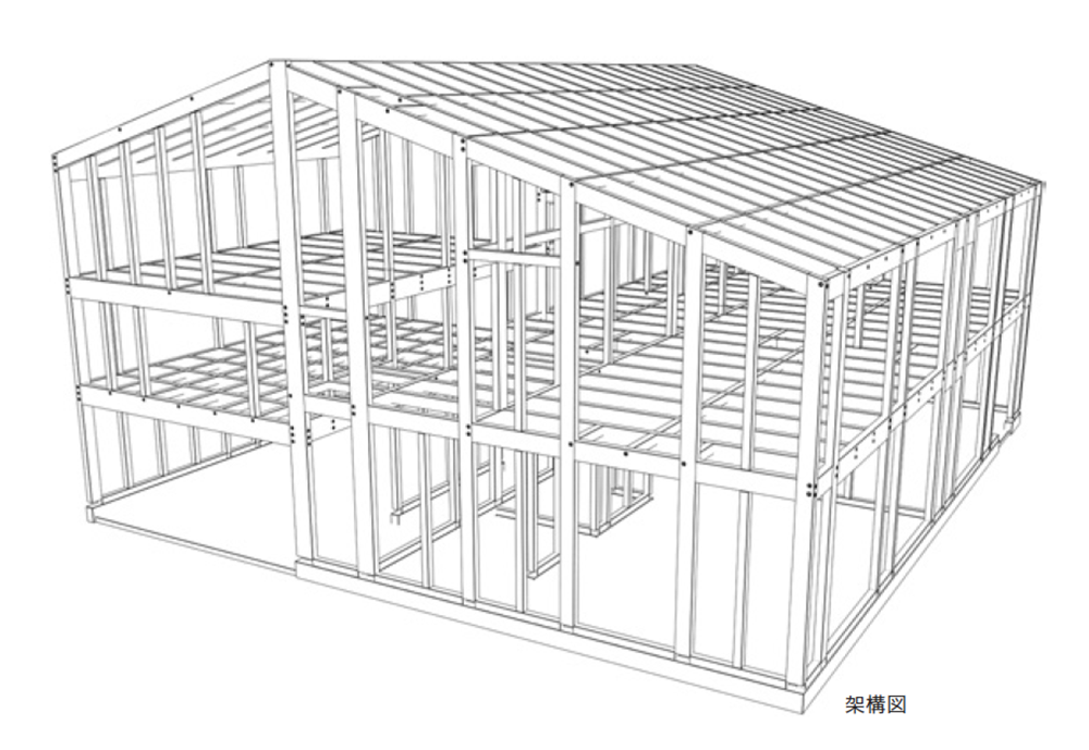 SE構法の事務所「フタガミホーム＆ガーデン薊野オフィス」の構造設計