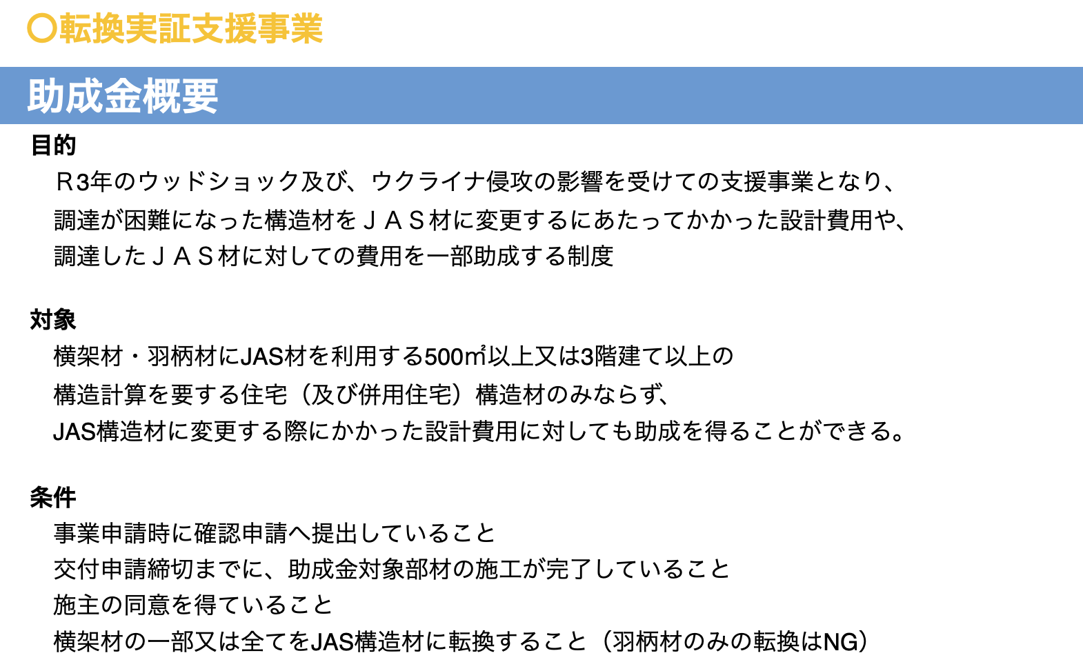 転換実証支援事業