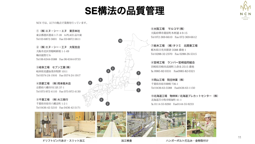 大規模木造に最適なSE構法の技術