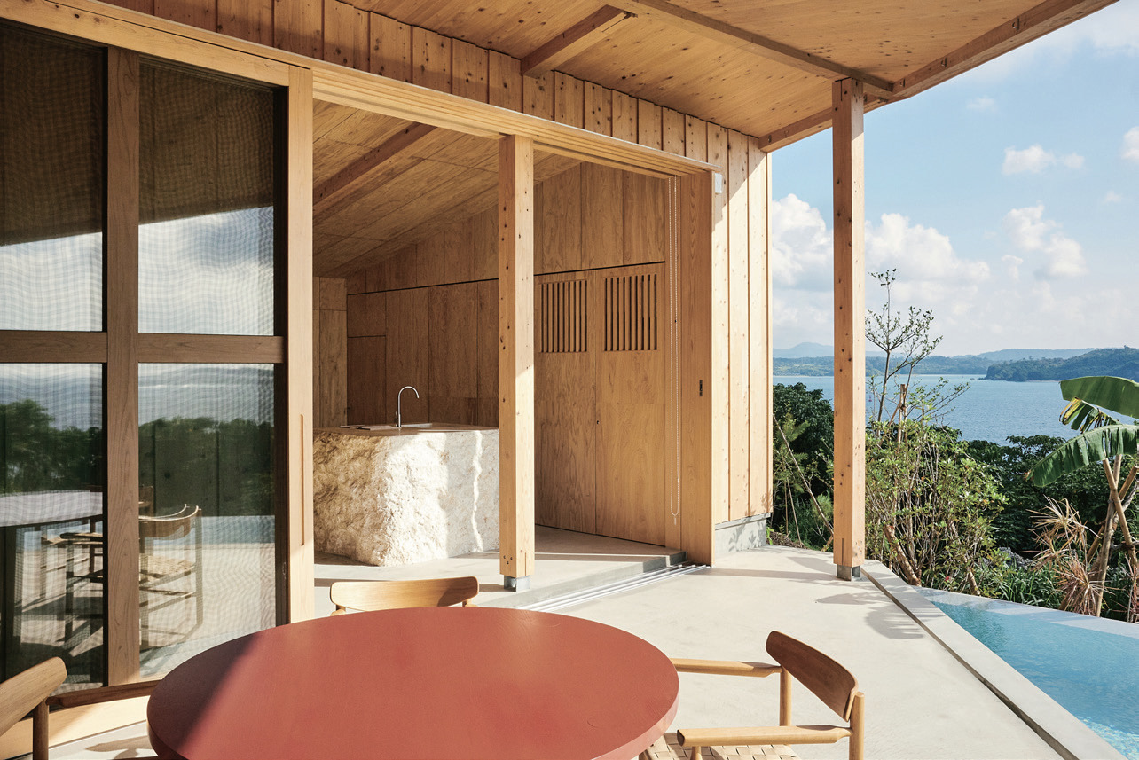 SE構法の宿泊施設「YAWN YARD Kouri Island」の構造設計の特徴