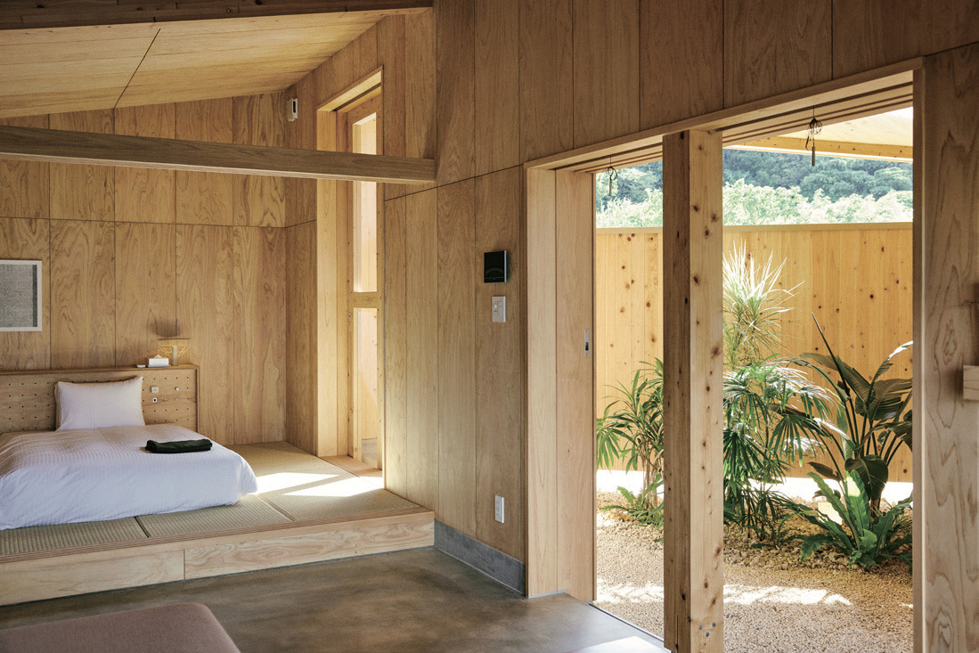 SE構法の宿泊施設「YAWN YARD Kouri Island」の意匠設計の特徴