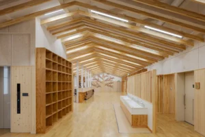 SE構法の学校の事例紹介「川場村立川場学園」