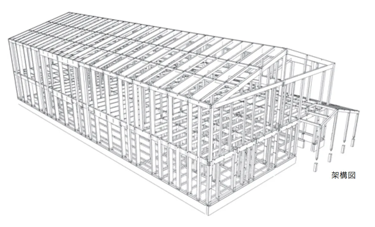SE構法の学校「川場村立川場学園」の構造設計
